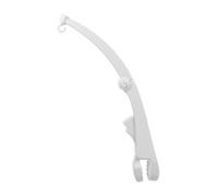 Silver Plastic Crib Mobile Arm for Baby Bed Toys Hanging | Practical Hanger for Bells or Toys, Nursery Mobile Holder Design, Compact Foldable Rack Accessory