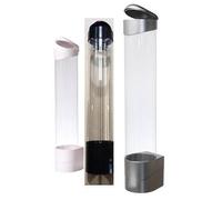 Silver Plastic Water Cooler Dispenser for Plastic Or Paper Cups, Magnetic Type Attachment