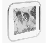 Silver Plated 4x4 Curved Floating Photo Frame 357000