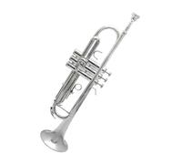 Silver plated B flat brass instrument beginner performance Standard Trumpet