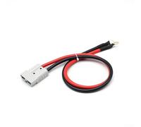 Silver Plated Battery Connection 50A 600V 10AWG Copper Cable for Reliable Charging in EV Caravan Solar Applications for - 50cm