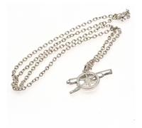 Silver Plated Cannon Pendant And Chain Arsenal FC Silver One Size