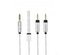 Silver Plated Copper Core 4.4mm Balanced Cable for For UTOPIA 4 Headphones with Gold Plated End Terminations and Optimized Signal Integrity