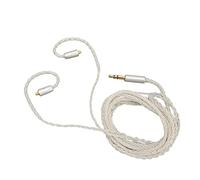 Silver Plated Copper Headphone Cable Clear Sound Braided Replacement for SE215 SE315 for UE900, 8 Stranded Cable, for Musicians