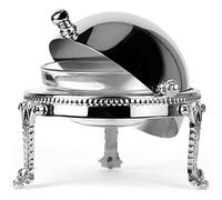Silver Plated Dome Shape Caviar Server - 1-4 Servings