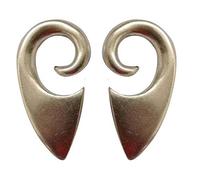 Silver plated Ear Weights for Stretched Lobes - Two Earring Plugs"CELTIC"- Unique original model handmade by Italian craftsman - h 1,89 inch
