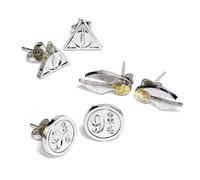 Silver Plated Earring Set Harry Potter Silver One Size