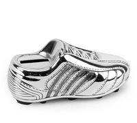 Silver Plated Football Money Box - New Baby, Christening Boys Present