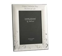 Silver Plated Hearts Design Photo Frame