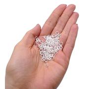 Silver Plated Jump Rings 5mm 400pcs (0.7mm) - Small Open Jump Rings for Jewellery Making and Earrings - Tiny Easy Open Metal Rings for Craft, Ring Connectors for Clasps, Pendants, Charms and Findings