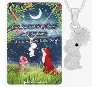 Silver Plated 'Million Little Things' Mouse Pendant Necklace 364329