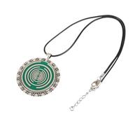 Silver-Plated MultiWave Oscillator Antenna Necklace Sacred Symbol Amulet