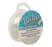 Silver Plated Non Tarnish Wire 26 Ga. 3 Spools 15 Yard Each Craft Wire