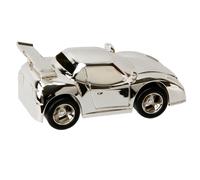 Silver-Plated Sports Car Money Box Savings Bank by Bambino