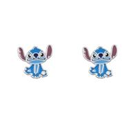 Silver Plated Stitch Stud Earrings