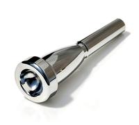 Silver Plated Trumpet Mouthpiece, Copper Trumpet Mouth Replacement for Beginner (1.5C)