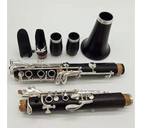 Silver Plating Key Bb Clarinets Ebony Wood Musical Instruments Case Mouthpiece Reeds Beginner Clarinet