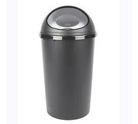 SILVER/ PLATINUM BULLET BIN / DUSTBIN / RUBBISH BIN / FOR KITCHEN / BATHROOM / LIFT TOP. by TONTARELLI