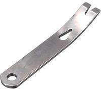 Silver Pocket Size Stainless Steel Crowbar Pry Bar Widgy Bar EDC Tool for Bushcraft and Survival，Hand Tools