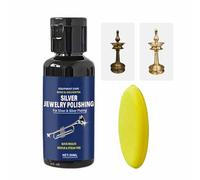 Silver Polish | Silver Polish For Sil verware | Si lver Cleaner | 50 Gram, Tarnish Remover Jewelry Cleaner | Cleaning Solution | Ring Watch Necklace Care For Jewelry Saxophone
