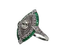 Silver Promise Rings Delicate Design Fashion Ring Light High Grade Ring 4 Matching Rings (Silver, 7)