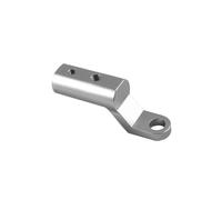 (Silver) Rearview Mirror Expander Bracket High Quality Universal Adapter Holder Motorbike Accessories Mount for Triumph Suzuki Kawasaki