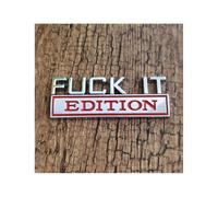 (Silver Red) Fuck It Edition Car Exterior Emblems Sticker