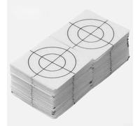 Silver Reflective Target For Total Station Measurement 50 Pack Acrylic Surveying Prisms With High Reflectivity For Low Light(3X3cm)