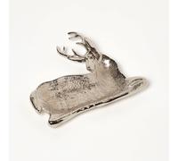 Silver Reindeer Decorative Tray & Centrepiece Bowl