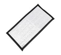 Silver Reptile Heating Pad with Aluminum Film and Pearl Cotton, Saving and Easy to Heating Mat for Cats and Chinchillas, Suitable for Small Glass Container and Cat