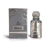 Silver Reserve 100ml by Auraa Desire Extrait De Perfum - Amber Leather Vanilla Perfume - Woody Smoky Strong Perfume for Men and Women