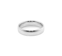 Silver Rings Knuckle, Best Friend Ring 9K White Gold Simple Round Size Z