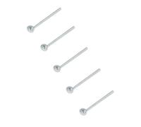 Silver Rock Jewellery Set 5 Solid 925 sterling silver/tiny silver ball nose studs