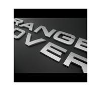 (Silver) RR Evoque Bonnet Car Letters Autobiography Tail Gate Trunk LR076944 LR076943