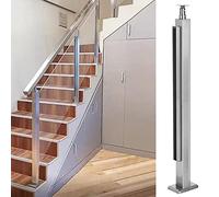 Silver s Balustrade Post ClampMetal s Railing foril Ideal for Commercial Buildings Offices Hotels & VillasModern s Guardrail Solut