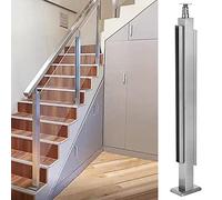 Silver s Balustrade Post ClampMetalRailing for Commercial Buildings Hotels & VillasModern s Guardrail for Safe ils