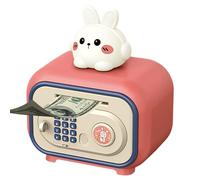 Silver Safe - Automatic Dispenser with Password and Fingerprint, Adorable Automatic Box - Fun Bank for Christmas and Home, 4-10 Years, Girls and Girls