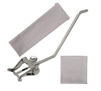 Silver Saxophone Marching Spectrum Clip 4x4mm ClampOn Holder Plating Music Clip Lyre