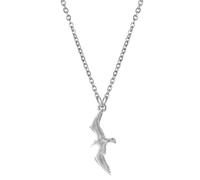 Silver Seagull Pendant Necklaces for Women Girls Men Unisex Hypoallergenic Minimalist Flying Bird Animal Choker Chain Necklace Simple Unique Lovely Cute 1989 Reputation Jewelry for Fans Sister Daughte
