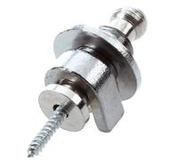 Silver Seat Belt Lock Guitar Replacement Parts New