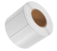 Silver Self Adhesive Blank Label Roll 1000pcs Scratch Resistant