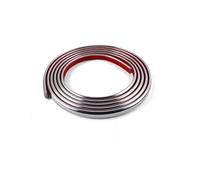 Silver Self-Adhesive PVC Tile Edging Strip Flexible Backsplash Floor Edge Moulding Trim,Vinyl Laminate Beading,Liner for Corner,Peel and Stick Caulk Decorative for Furniture Mirror,Panel,Wall,3 Meters