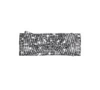 Silver Sequin Sparkle Pattern Print Baby Bow Headband â€“ Gift for Newborns, Perfect for Infant, Girls â€“ Sweet Princess Hair Accessories