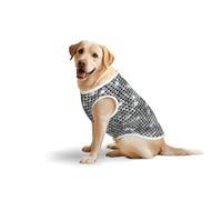 Silver Sequin Sparkle Patternprint Large Pets Vest Breathable Sleeveless Tank Top Cozy Lightweight Walks Travel T-Shirt