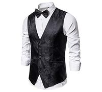 Silver Sequin Waistcoat Men | Casual Bright V Neck Lightweight Gilet Single Breasted Button Formal Vest Packable Quilted Hip Hop Vests Slim Casual Gilet
