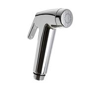 Silver Shattafa Head with 1 Position Water Jet and Water Saving System, ABS with Chrome Finish, 8 x 3.2 x 13 cm