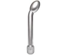 silver Silver Slim Vibrating P-Spot & G-Spot Massager