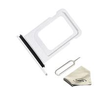 Silver Sim Card Tray Holder Compatible with iPhone 13 Sim Card Tray Slot Replacement 2021 6.1 inches (Starlight)