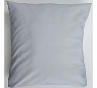 Silver Size 10x10 Inches 100% Cotton Cushion Cover Plain Solid Blank Square Cushion Covers Pure Cotton Decorative Cushion Case Throw Pillow cases for Bedroom Living Room Sofa Bed Car Seat Floor