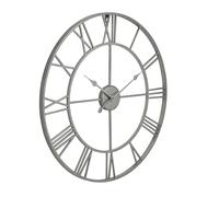 Silver Skeleton Wall Clock